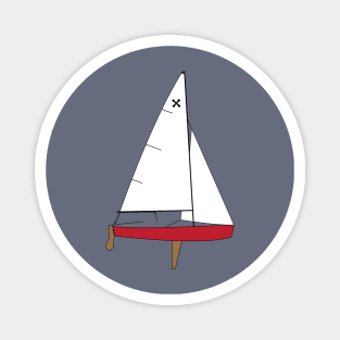 Windmill Sailboat One-Design Class Magnet